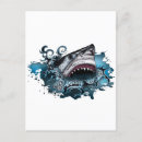 Search for shark attack postcards Sea