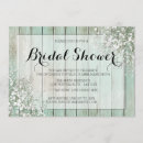 Search for mint bridal shower invitations Vintage