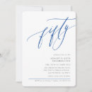 Search for royal blue party invitations Simple