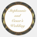 Search for black gold damask stickers Ornate