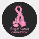 Search for pink boxing gloves stickers Awareness