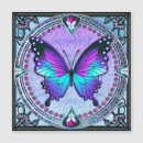 Search for stained glass butterfly art Blue