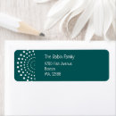 Search for circle return address labels Typography
