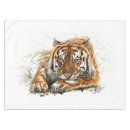 Search for tiger tablecloths Animals