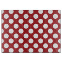 Search for red polka dots chopping boards For her