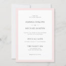 Search for pink and gray wedding invitations Chic