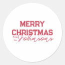 Search for retro name tags stickers Merry christmas