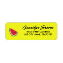 Search for fruit slices return address labels Green