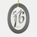 Search for silver oval christmas tree decorations White