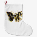 Search for butterfly christmas stockings Gold