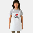 Search for cute fathers day aprons Daddy