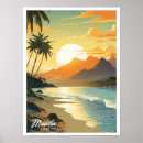 Search for vintage philippines posters Beach