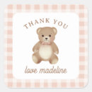 Search for bear with pink stickers Teddy