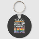 Search for hate key rings Love is love