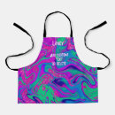 Search for girls birthday party aprons Rainbow