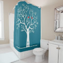 Search for tree birds shower curtains Blue