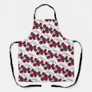 Search for black red white green aprons Pattern