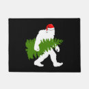 Search for bigfoot doormats Santa claus