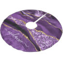 Search for purple and gold tree skirts Glitter