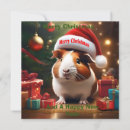 Search for guinea pig christmas cards Santa