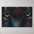 Search for black panther cat posters Eyes
