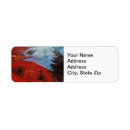 Search for red bird return address labels Wildlife