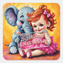 Search for happy elephant stickers Pink