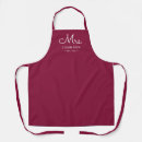Search for red weddings aprons Newlywed
