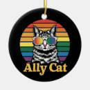 Search for rainbow cat christmas tree decorations Pride