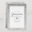 Search for diamond sparkle invitations Silver