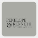 Search for grey wedding stickers Classic