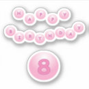 Search for 8 ball stickers Birthday