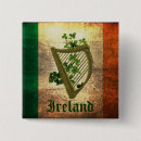Search for irish harp badges Shamrock