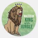 Search for king of the jungle stickers Safari