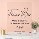 Search for flower bar signs Elegant calligraphy script