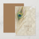 Search for peacock table cards Elegant