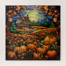 Search for stained glass puzzles Autumn
