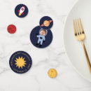 Search for planet confetti Astronaut