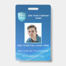 Search for printing id badges Blue