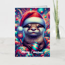 Search for otter christmas cards Festive