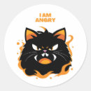 Search for angry black cat stickers Pet