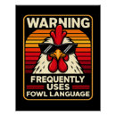 Search for funny rooster posters Poultry