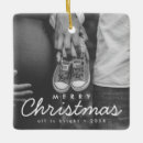 Search for pregnancy new baby christmas tree decorations Black and white