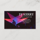 Search for electronic business cards Disc jockey