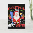 Search for skier christmas cards Alpine