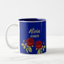 Search for red flower coffee mugs Blue