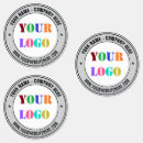Search for circular logo stickers Business