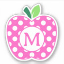 Search for green apple teacher stickers Back to school