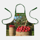 Search for orchard aprons Red apples