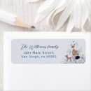 Search for cold return address labels Winter baby shower